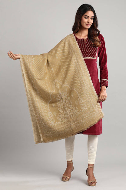 Golden Woven Shawl