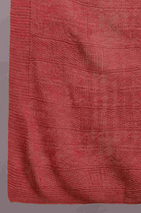 Red Knitted Shawl