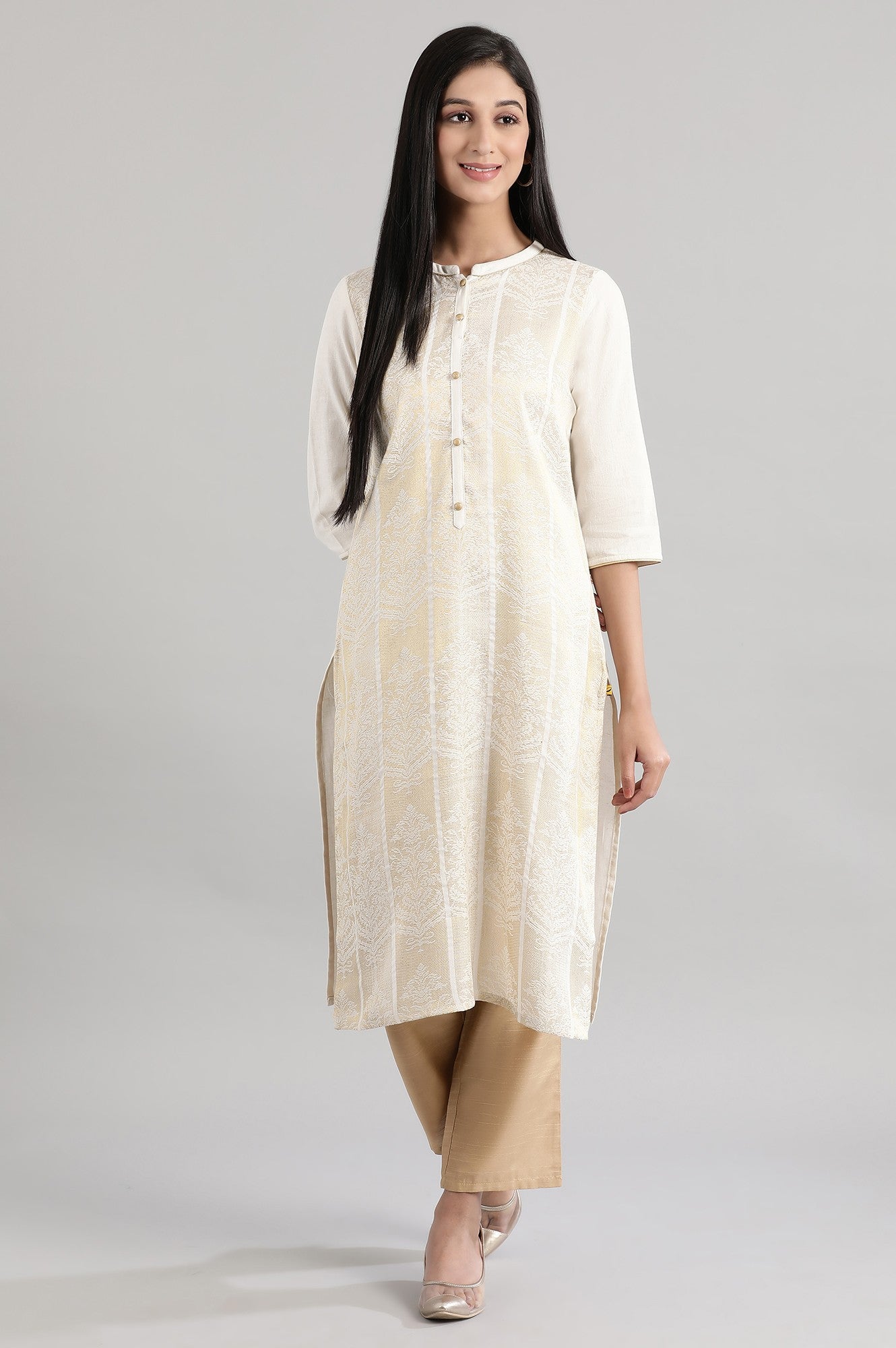 Off White Festive kurta