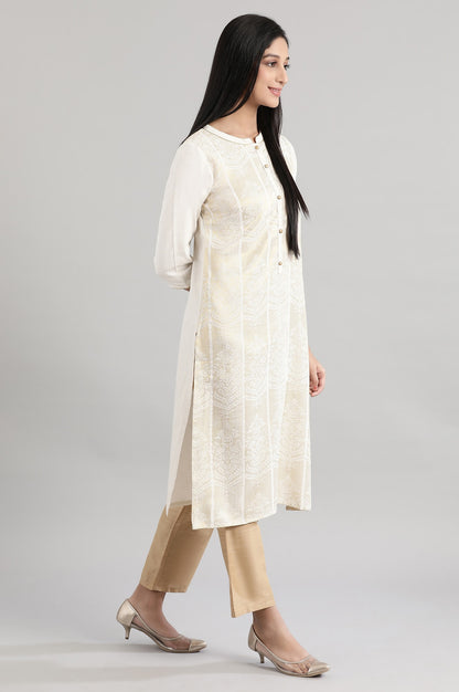 Off White Festive kurta