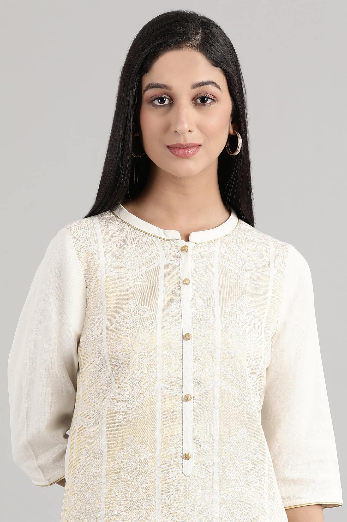 Off White Festive kurta