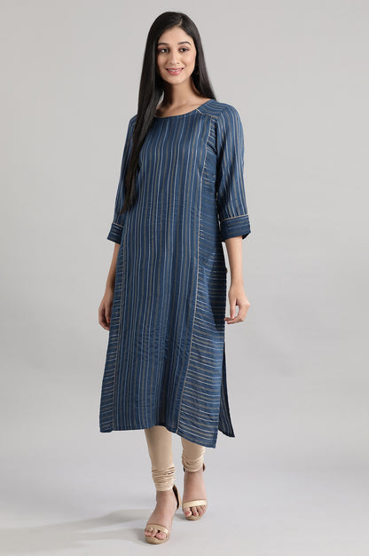 Sailor Blue Dobby kurta