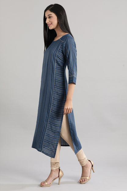 Sailor Blue Dobby kurta