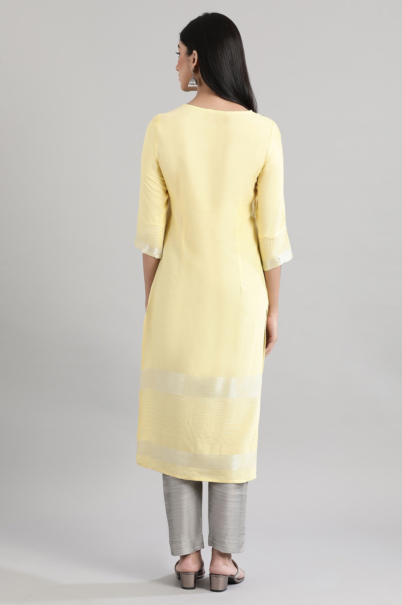 Lemon Drop Embroidered kurta