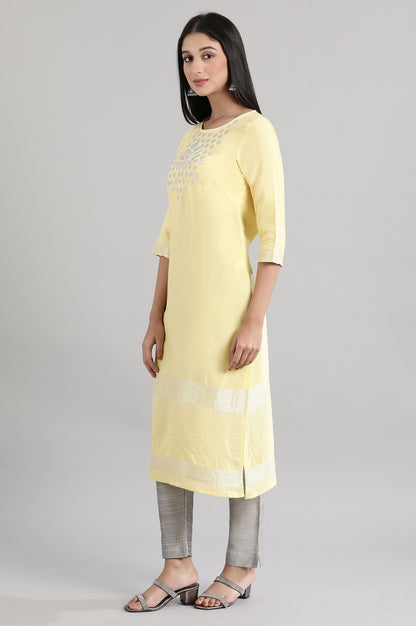 Lemon Drop Embroidered kurta