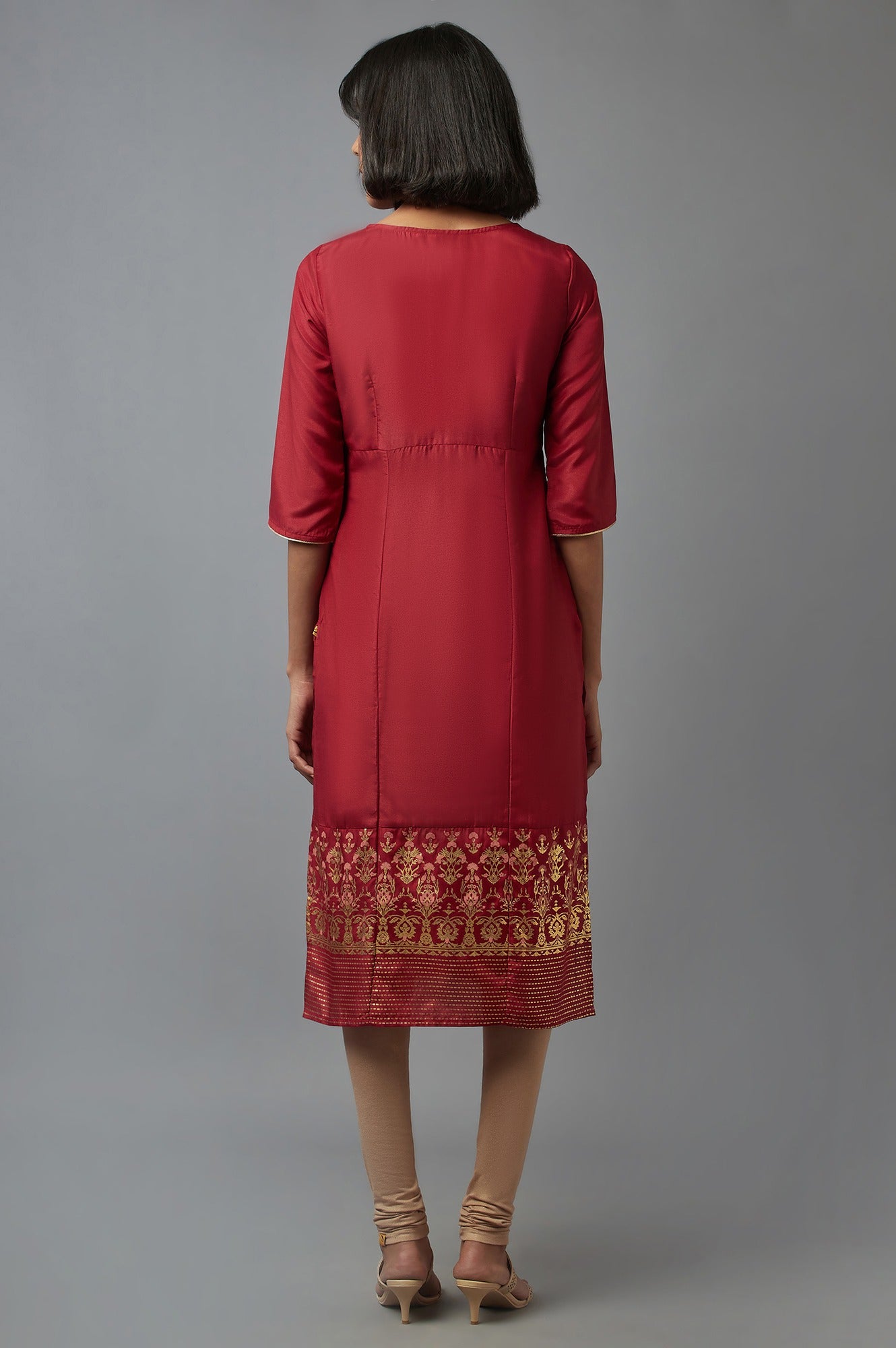 Rhubarb Floral Print kurta