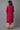 Pink Mandarin Collar Solid Straight kurta