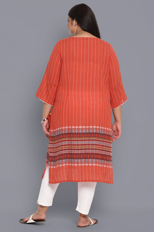 Burnt Orange Ethnic kurta