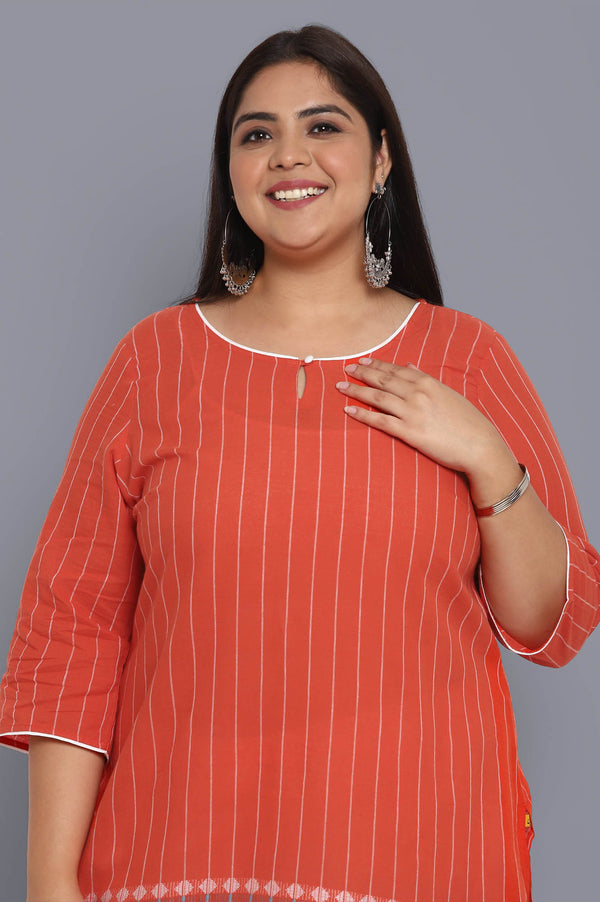 Burnt Orange Ethnic kurta