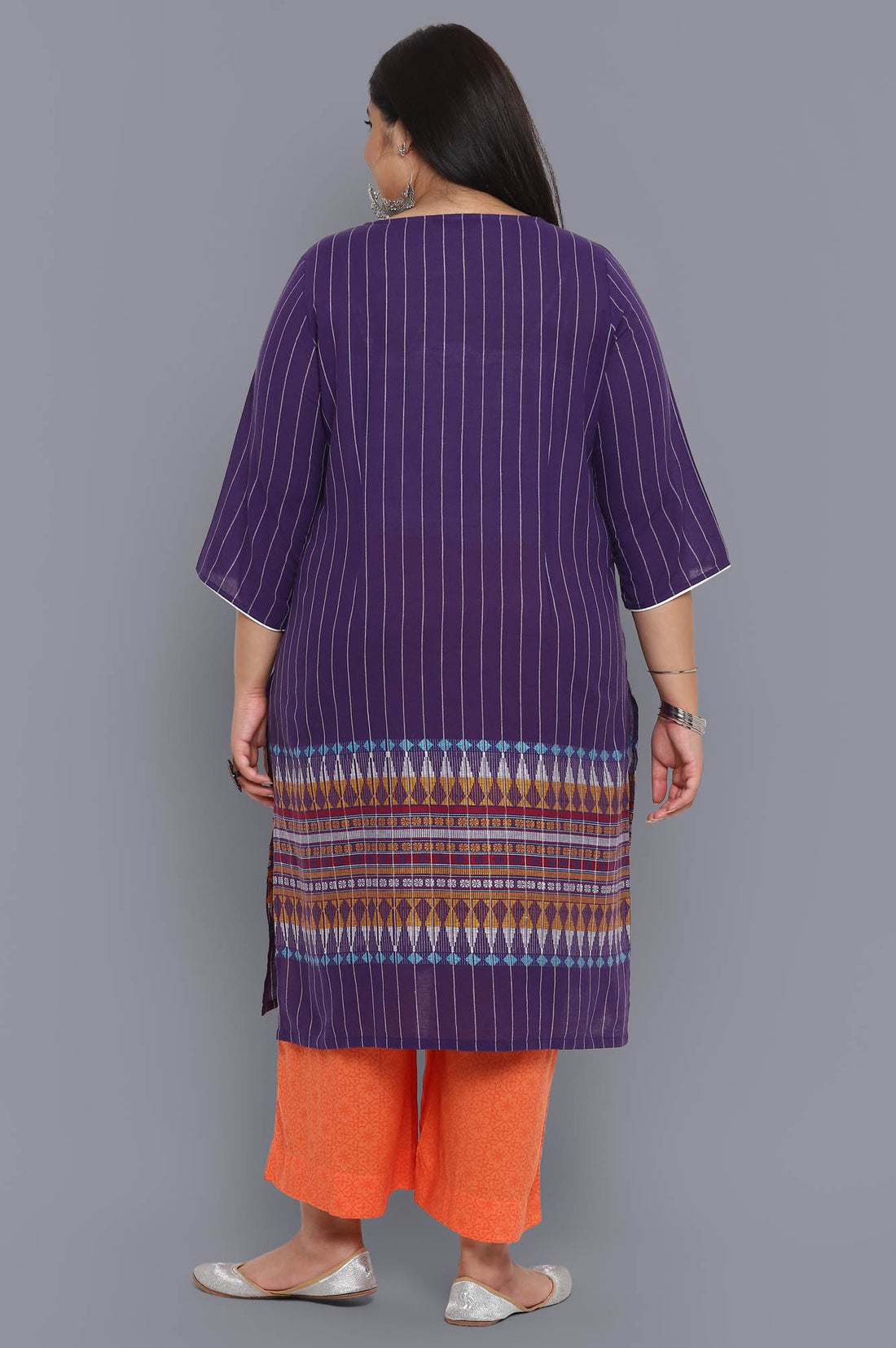Purple Ethnic kurta