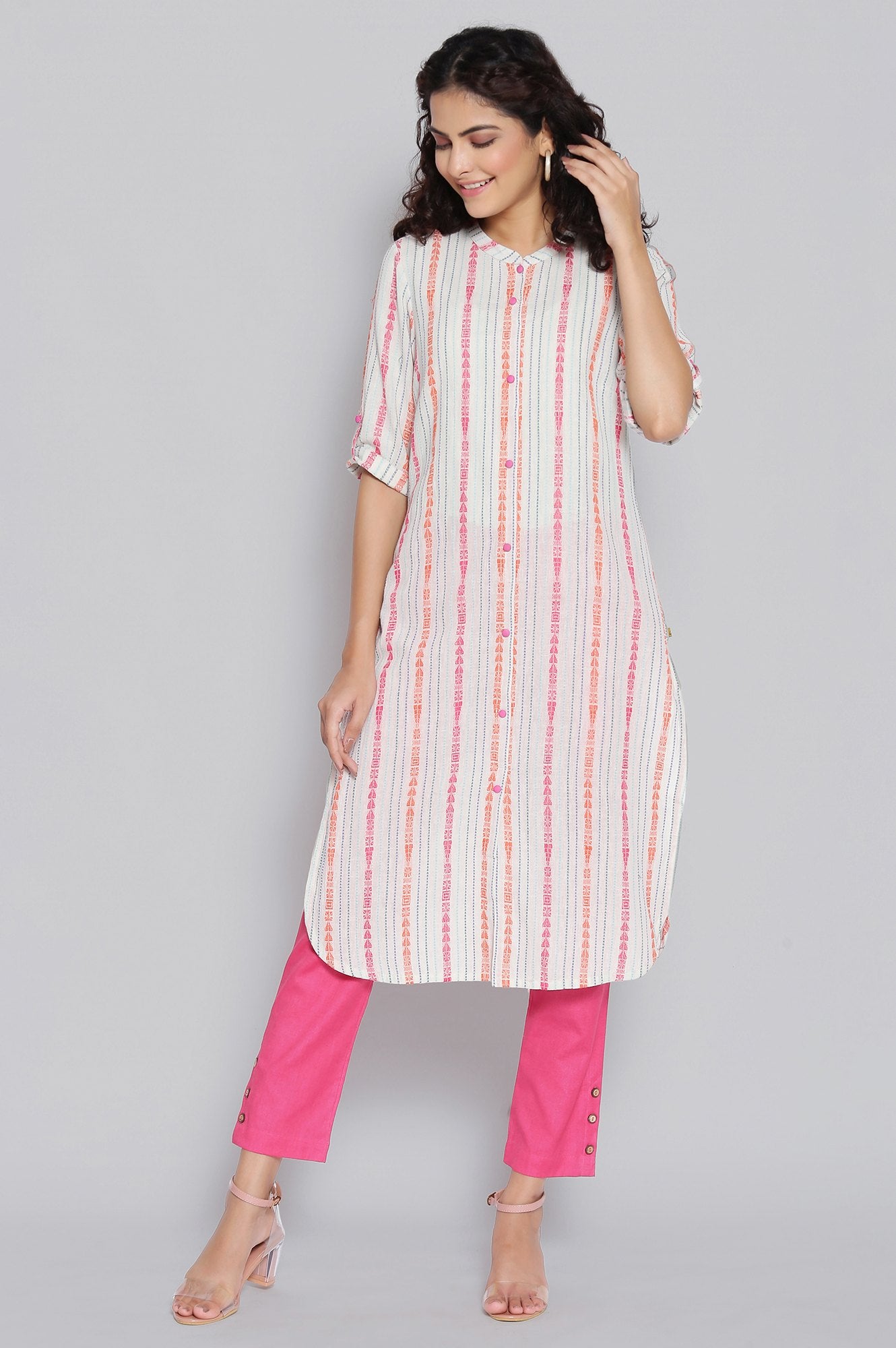 Natural Printed Ethnic kurta