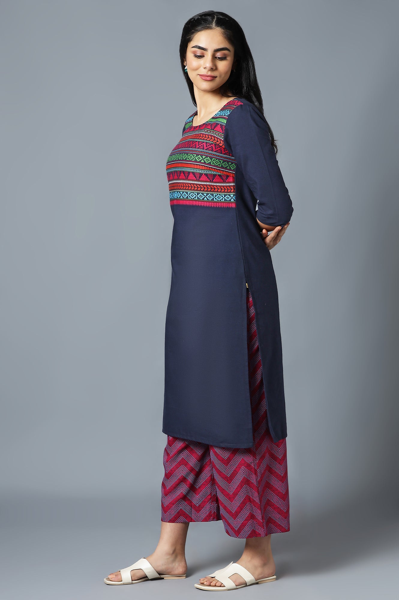 Blue Ethnic kurta