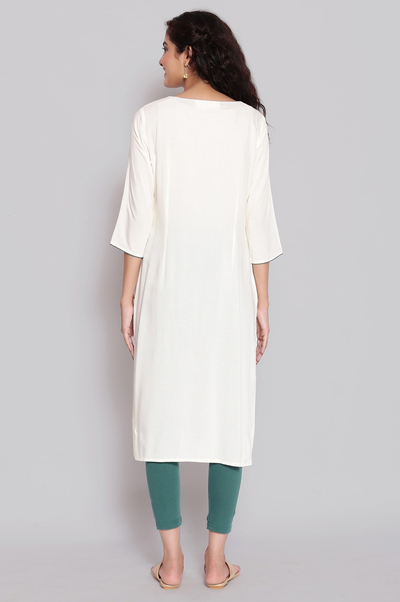 Off White Ethnic kurta