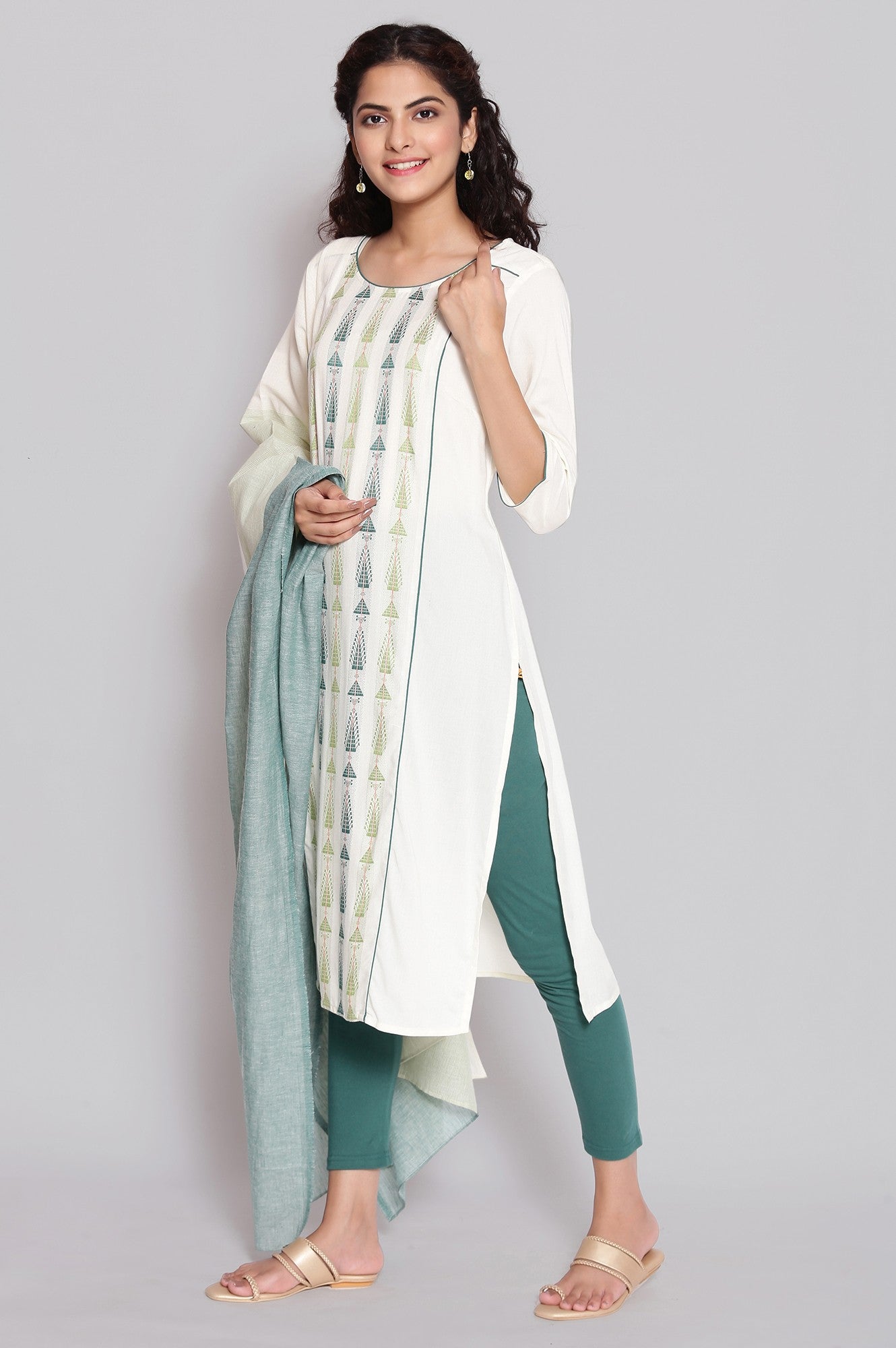 Off White Ethnic kurta