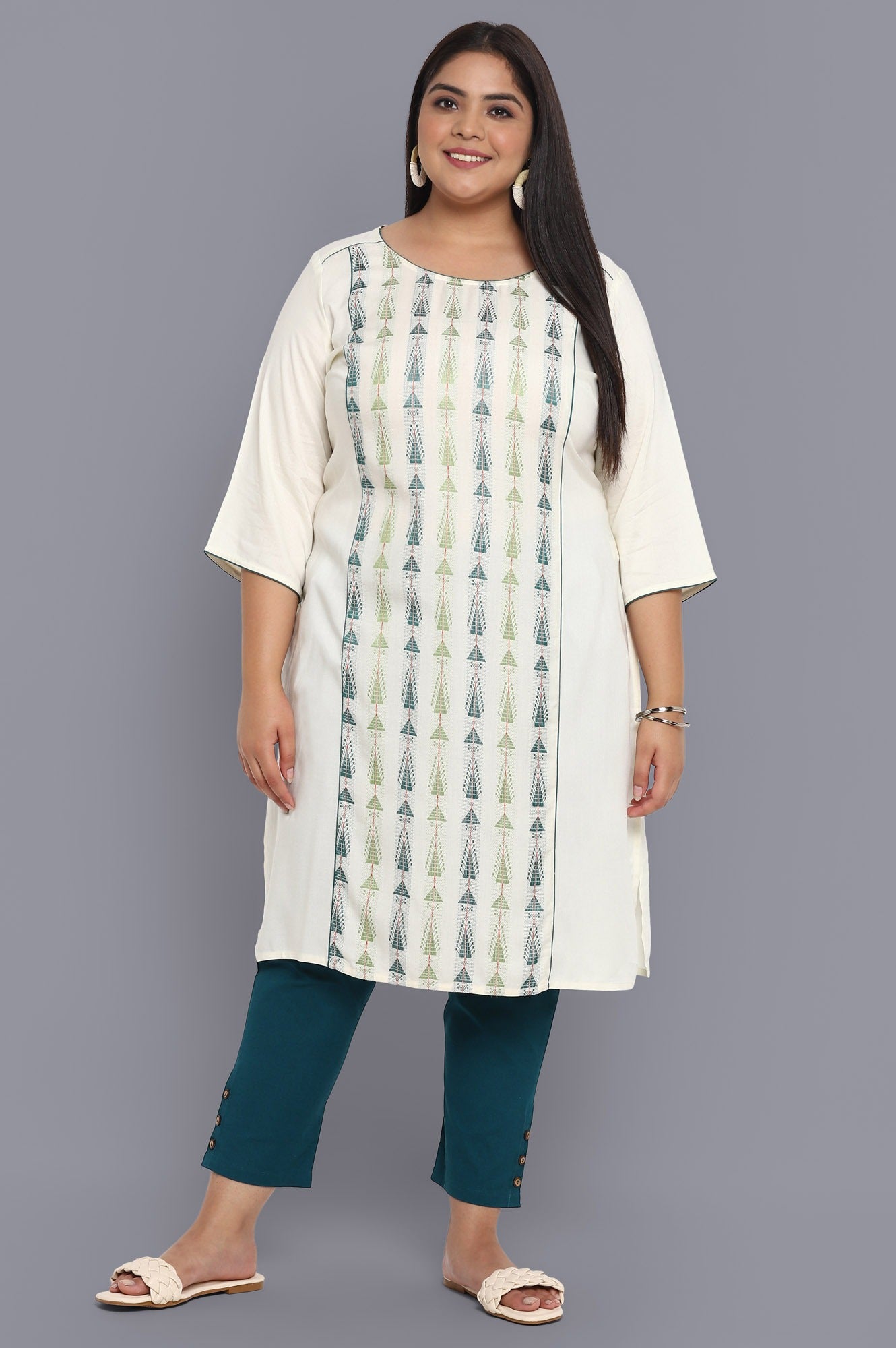 Off White Ethnic kurta