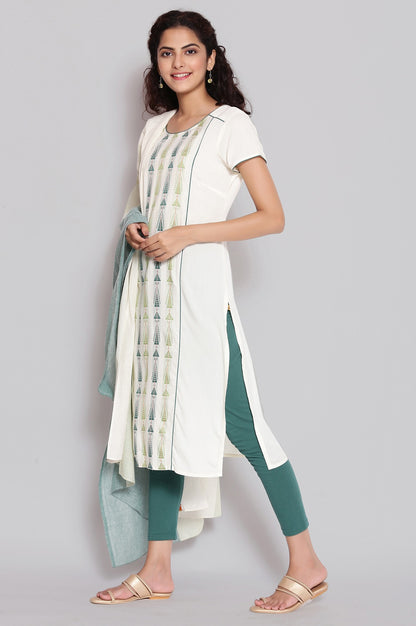 Off White Ethnic kurta