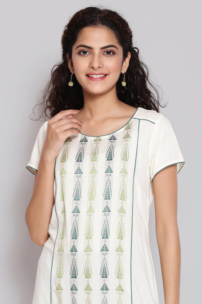 Off White Ethnic kurta