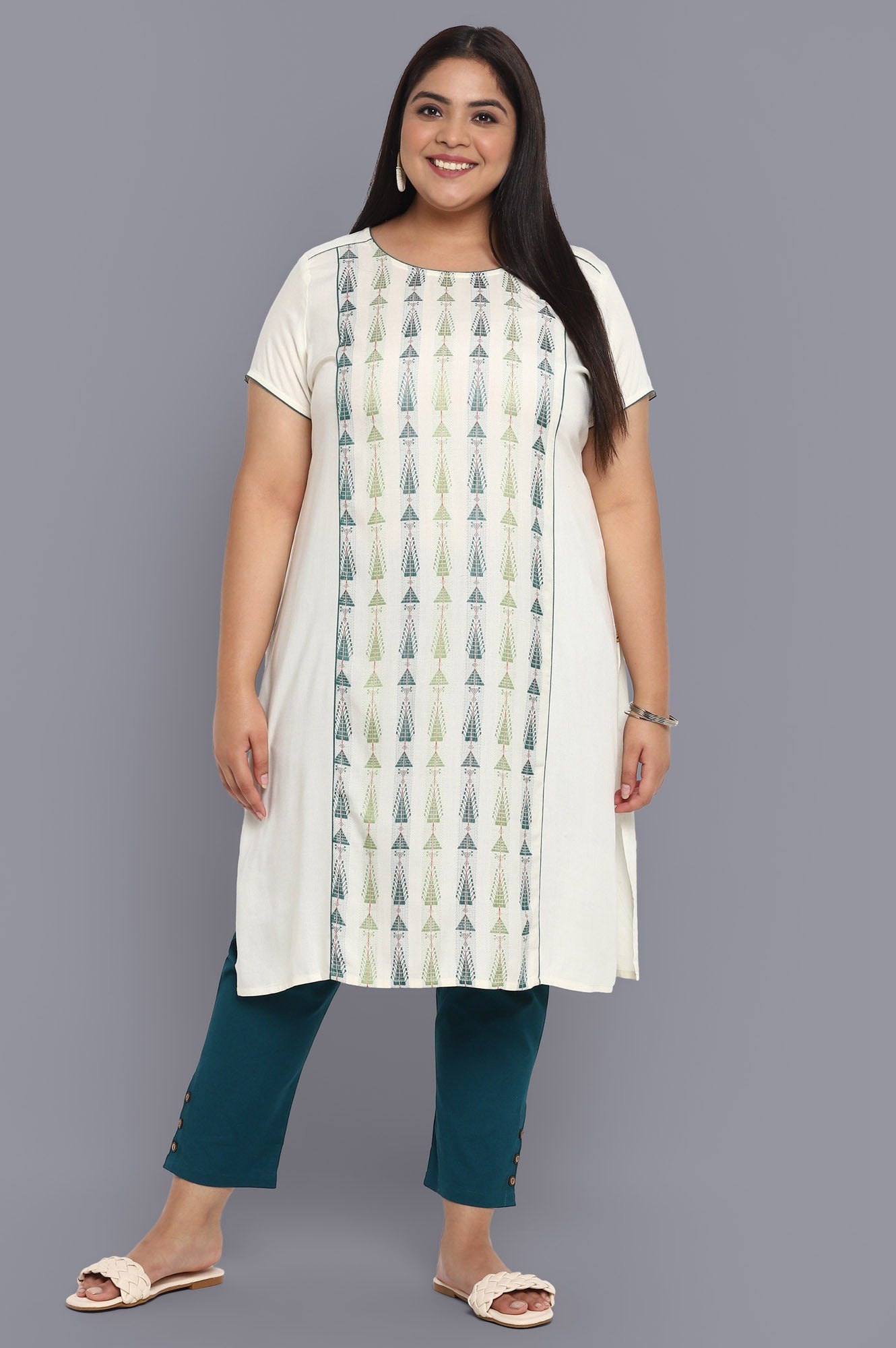 Off White Ethnic kurta