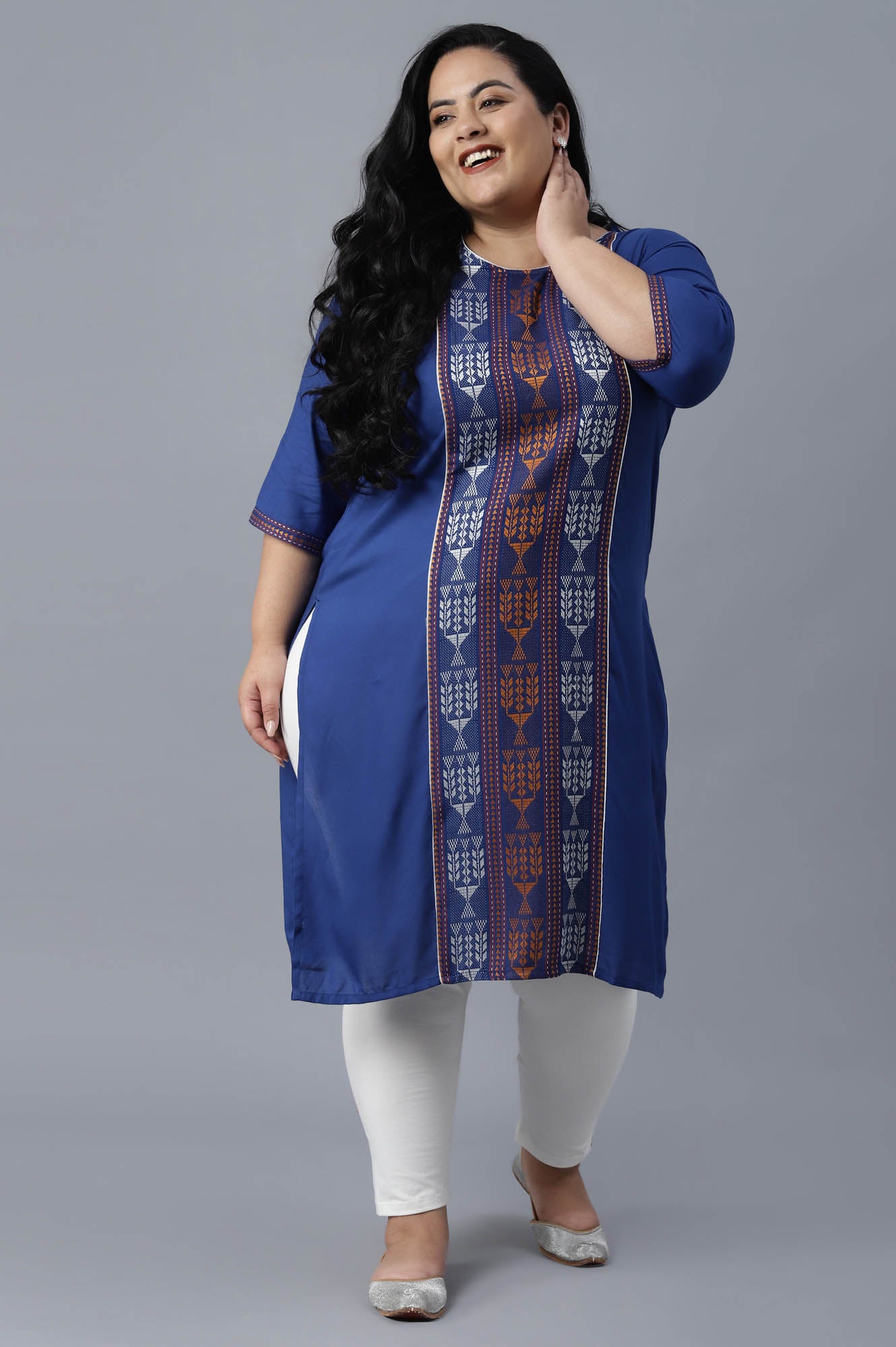 Blue Ethnic kurta