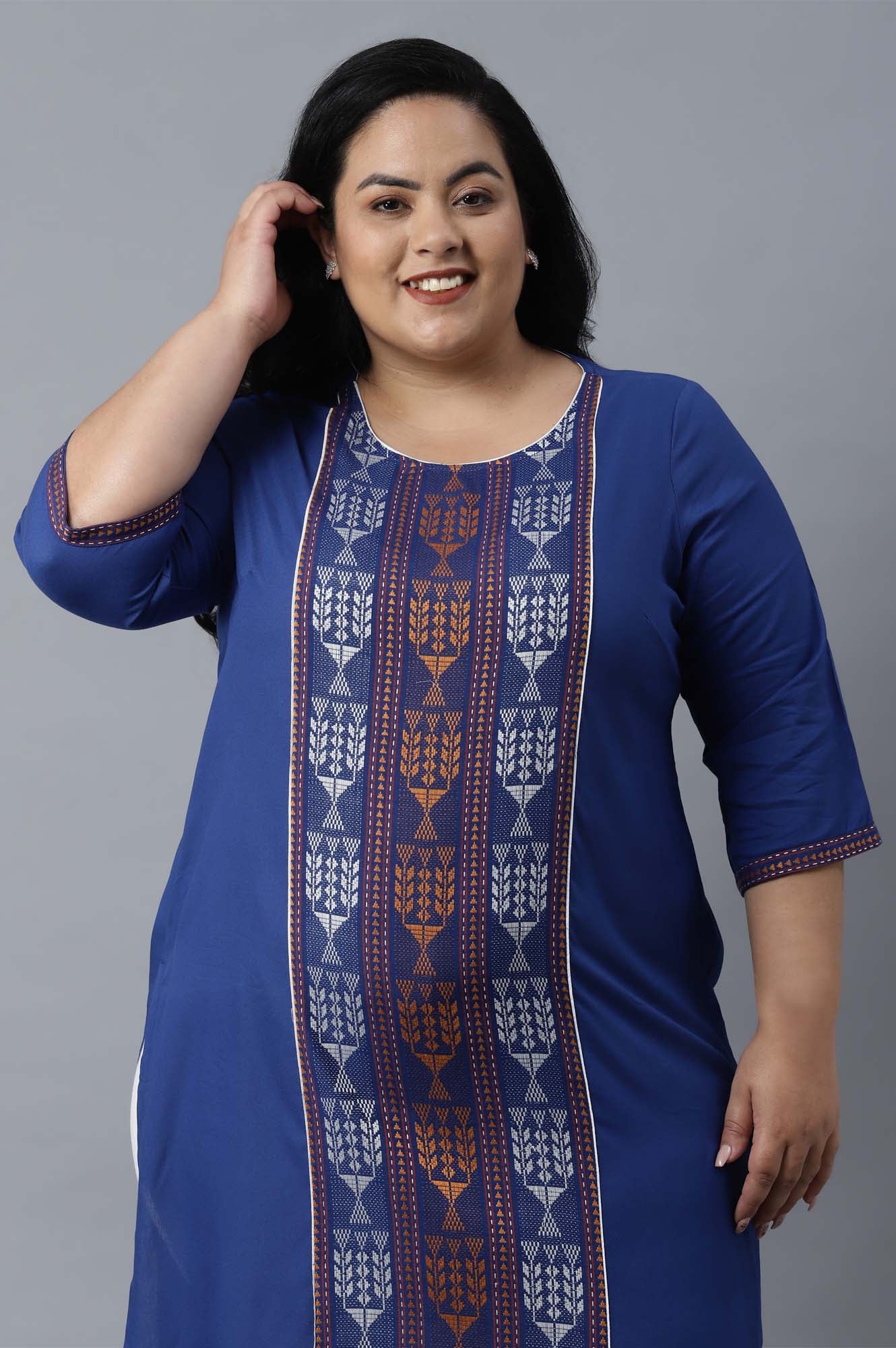 Blue Ethnic kurta