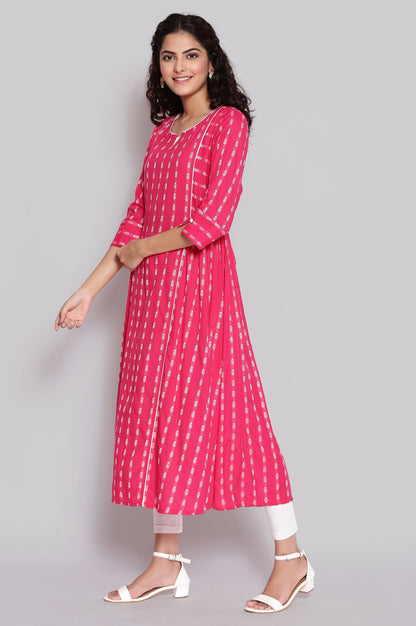 Pink Ethnic kurta