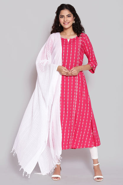 Pink Ethnic kurta