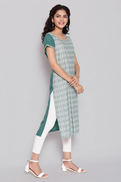 Green Ethnic kurta