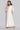 White Foil Print Flared Dress