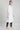 White Collar Neck Printed kurta