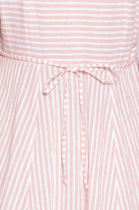Peach Shirt Collar Straight kurta