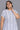 Blue Mandarin Collar Yarn-Dyed Cotton kurta