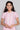 Pink Mandarin Collar Yarn-Dyed Cotton kurta