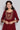 Maroon Embroidered Ethnic kurta