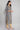 Grey Round Neck Printed Straight kurta