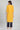 Yellow Round Neck Yarn-Dyed Cotton kurta