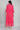Rasberry Pink Printed Flared Dress