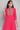 Rasberry Pink Printed Flared Dress