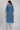 Blue Mandarin Collar Printed Straight kurta