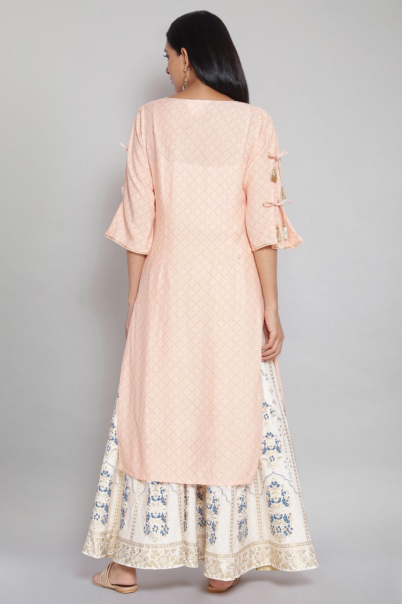 Pink Mughal Ethnic kurta