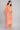 Orange Mandarin Collar Printed Straight kurta
