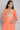 Orange Mandarin Collar Printed Straight kurta
