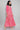 Pink Panelled Flared Dress