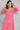 Pink Panelled Flared Dress