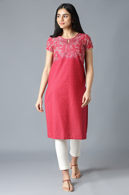 Maroon Ethnic kurta