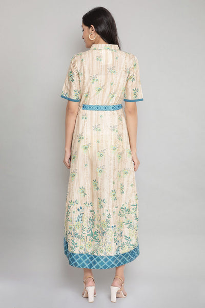 Natural High-Low Dress