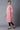 Pink Cotton Printed kurta