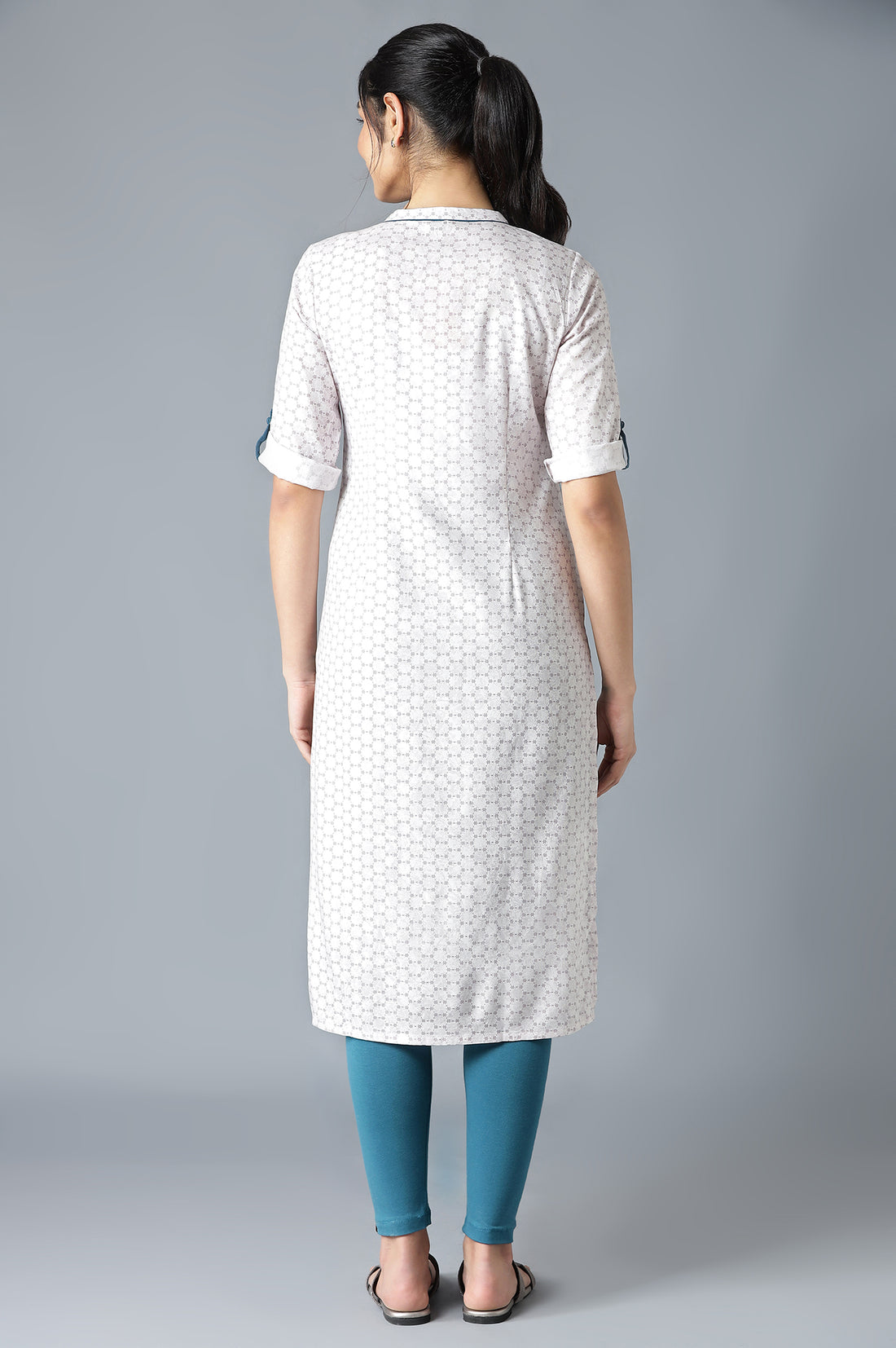 Pink Floral Print kurta