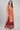 Orange Mandarin Collar Printed Straight kurta