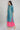 Teal Embroidered Straight kurta