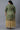 Green Mandarin Collar Foil Print Straight kurta